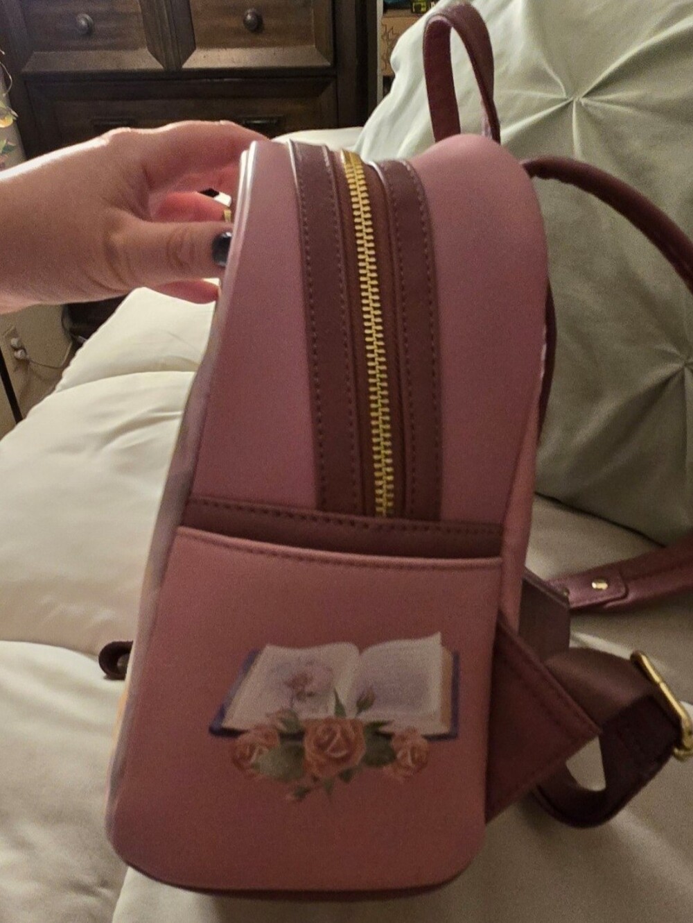 Beauty And The Beast Backpack RARE - Picture 4 of 7